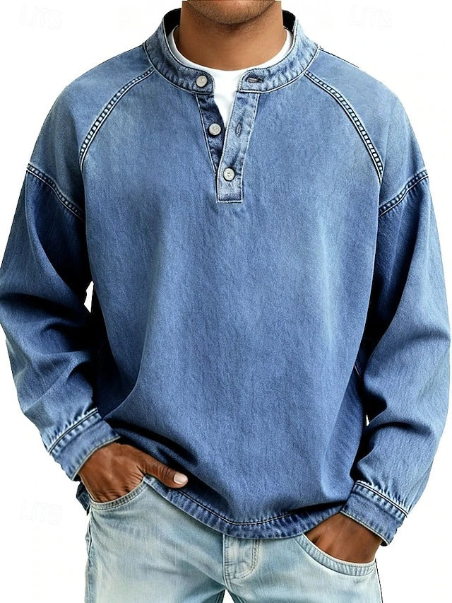 Dorian | Casual Vintage Long Sleeve Shirt