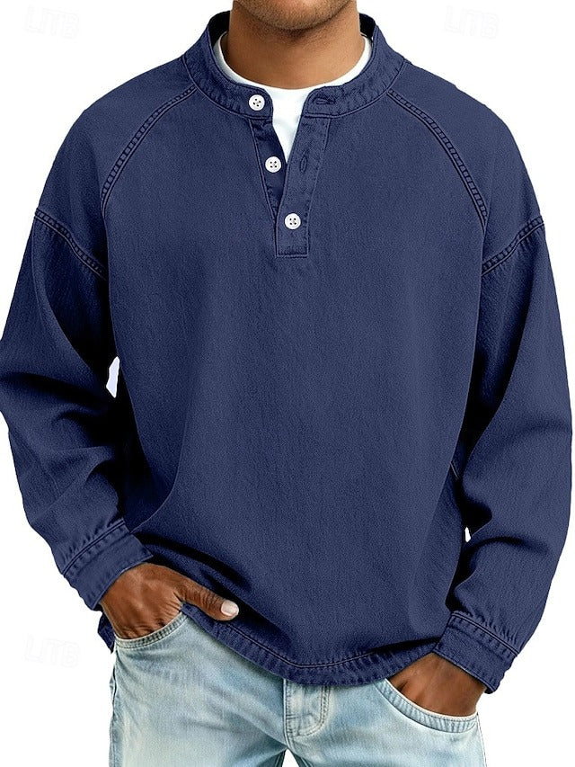 Dorian | Casual Vintage Long Sleeve Shirt