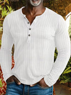 Dominic | Stylish Textured Button Up Shirt