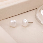 Square Pearl Earrings