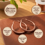 Patricia's Brook Copper Earrings