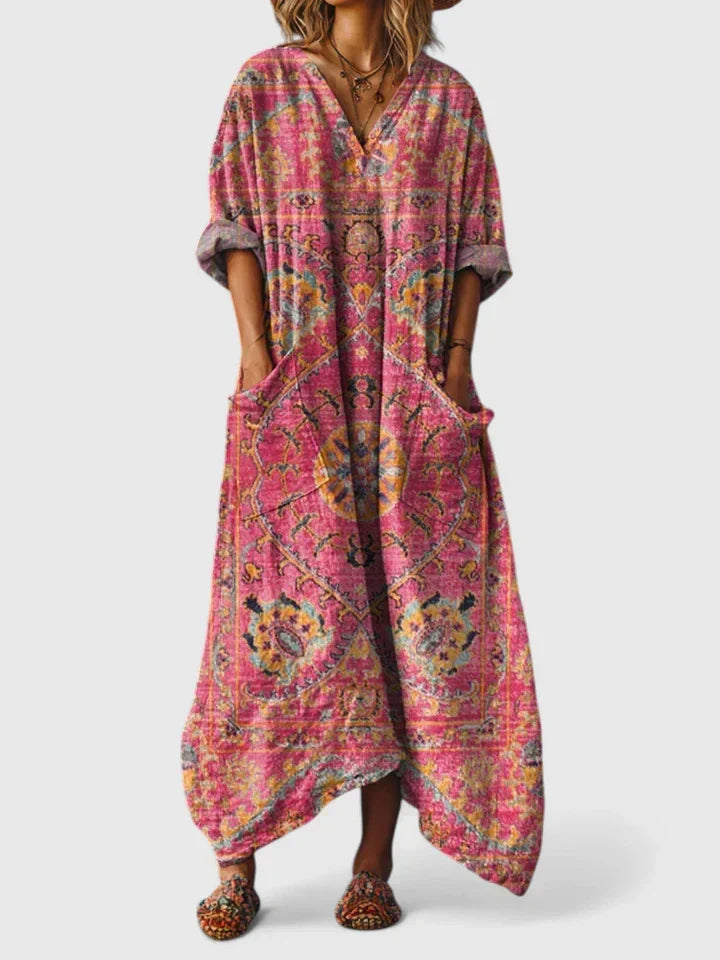 Clarissa | Elegant Oversize Pocket Dress