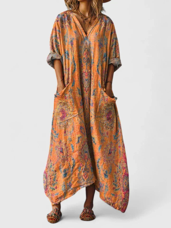 Clarissa | Elegant Oversize Pocket Dress