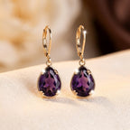 Odette | Amethyst Teardrop Earrings