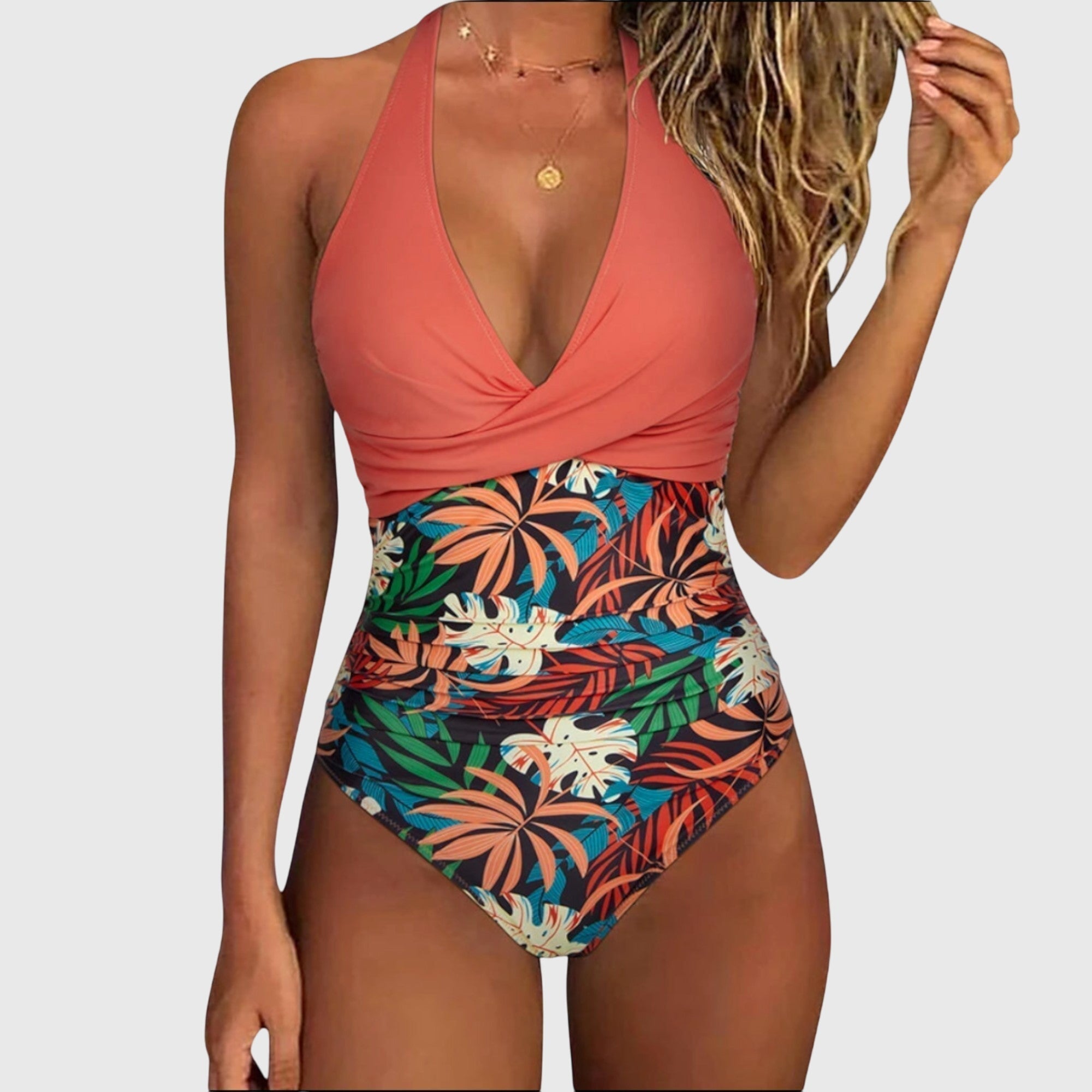 Lois | Elegant Women's Swimsuit with V-Neck