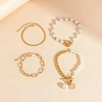 Prune | Four-Piece Gold Bracelet Set