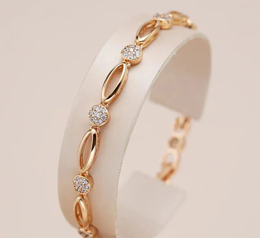 Emeline | Gold Zirconia Bracelet
