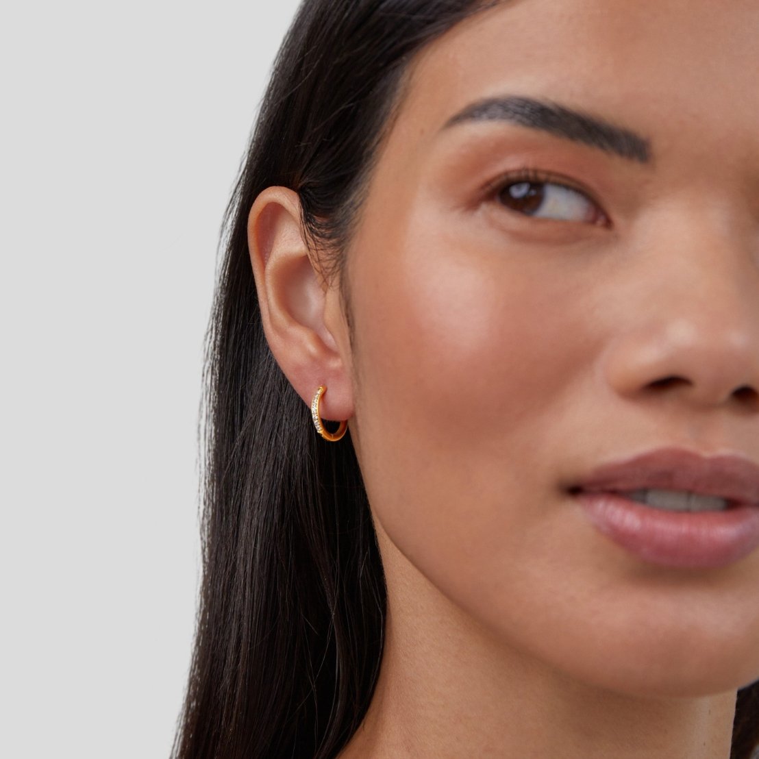 Zara | Eternity Hoop Earrings