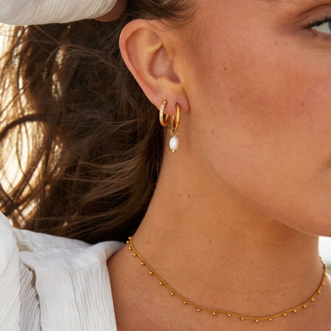 Livia | Eternity Hoop Earrings