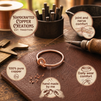 Patricia's Lace Copper Ring