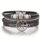 Elegant Multi-Layer Tree of Life Bracelet
