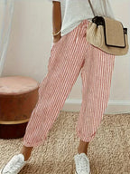 Darcie | Striped Wide-Leg Casual Pants