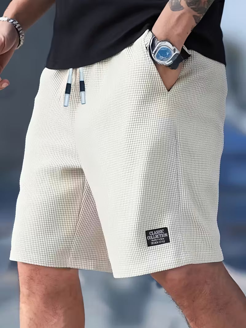 Harrison | Casual Textured Lace Shorts