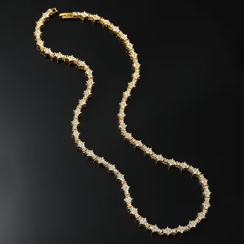 Camilla | Gold Tennis Necklace