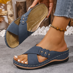 Ezera | Stylish Orthopedic Wedge Sandals