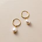 Nova | Freshwater Pearl Hoops