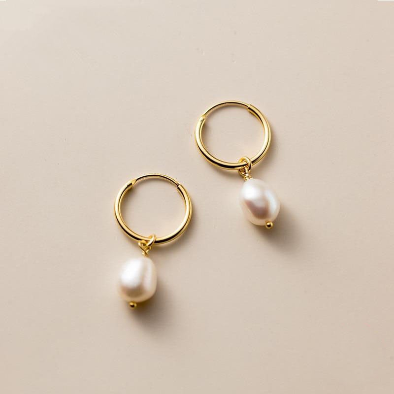 Nova | Freshwater Pearl Hoops