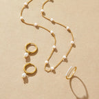 Nova | Freshwater Pearl Hoops