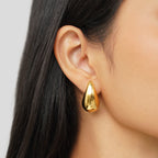 Romy | Gold Teardrop Earrings