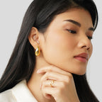 Romy | Gold Teardrop Earrings