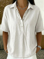 Quinley | Casual Button-Up Collar Shirt