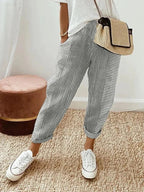 Estelle | Relaxed Striped Summer Pants