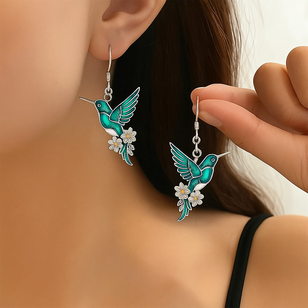 Hummingbird Silver | Necklace Set