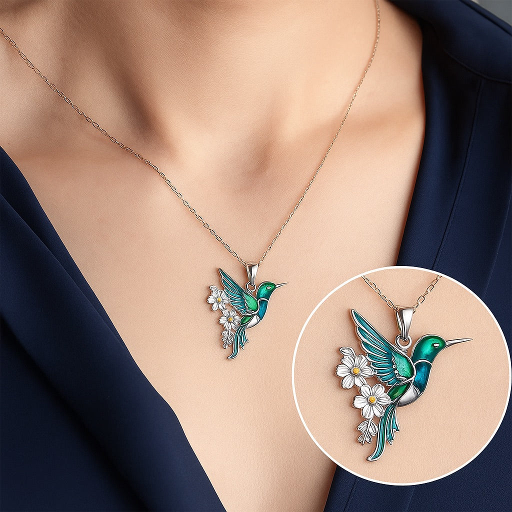 Hummingbird Silver | Necklace Set