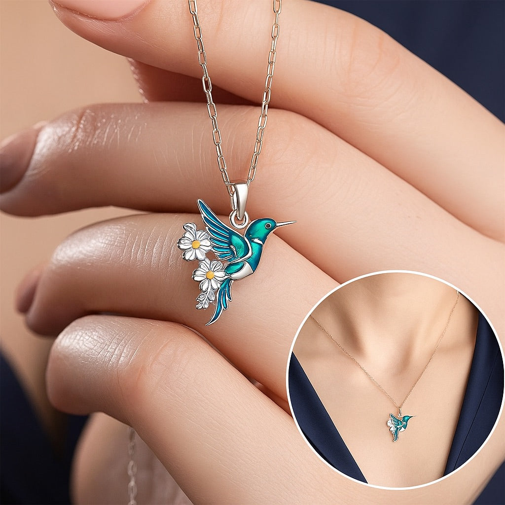 Hummingbird Silver | Necklace Set
