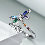 Vintage Adjustable Dragonfly Ring