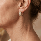Priya | Gold Plated Bohemian Turquoise Pearl Earrings