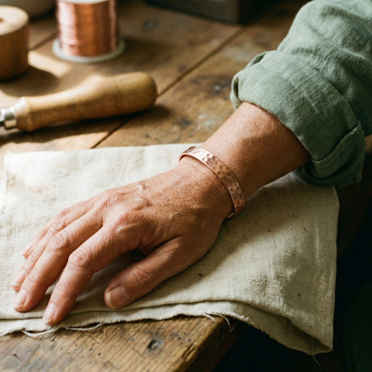 Lodestone | Copper Bracelet