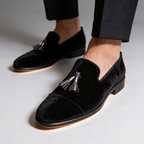 Sandro | Classic Velvet Tassel Loafers