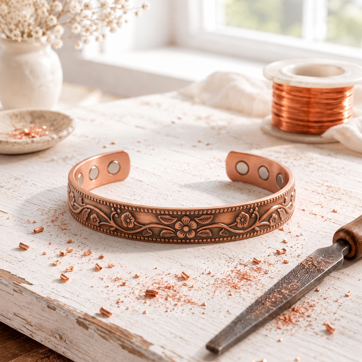 Pia | Festoon Copper Bracelet