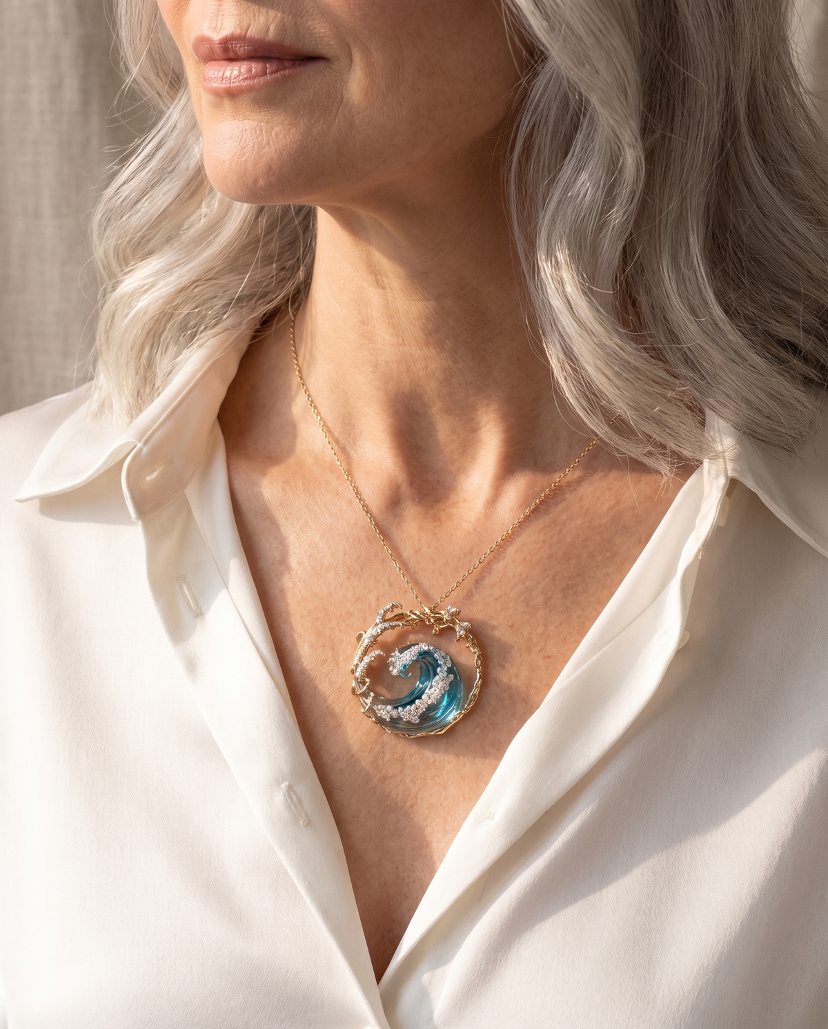 Océane Ocean's Promise Pendant Necklace lifestyle