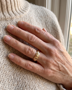 Ophelia | Ancient Flower Gold Ring