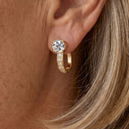 Alcina | Gold Huggie Earrings