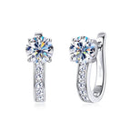 Isla | Channel Set Huggie Earrings