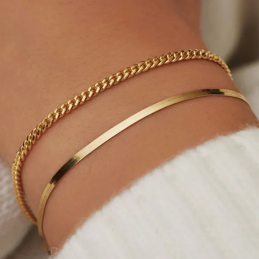 Sun Serpent Bracelet | Gold