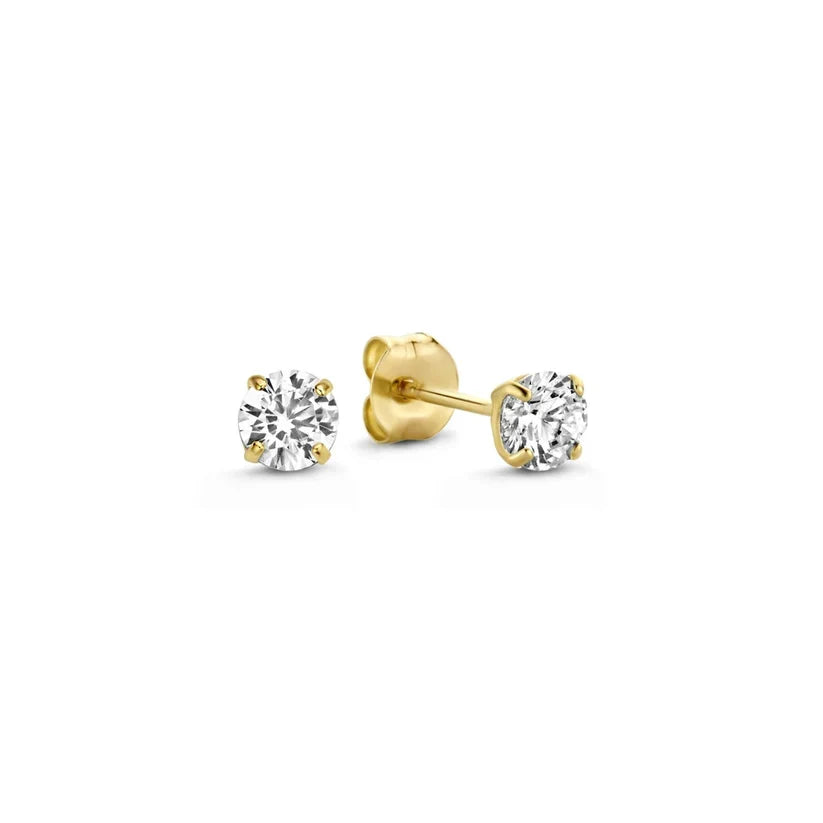 Perpetua | Gold Stone Earrings Set