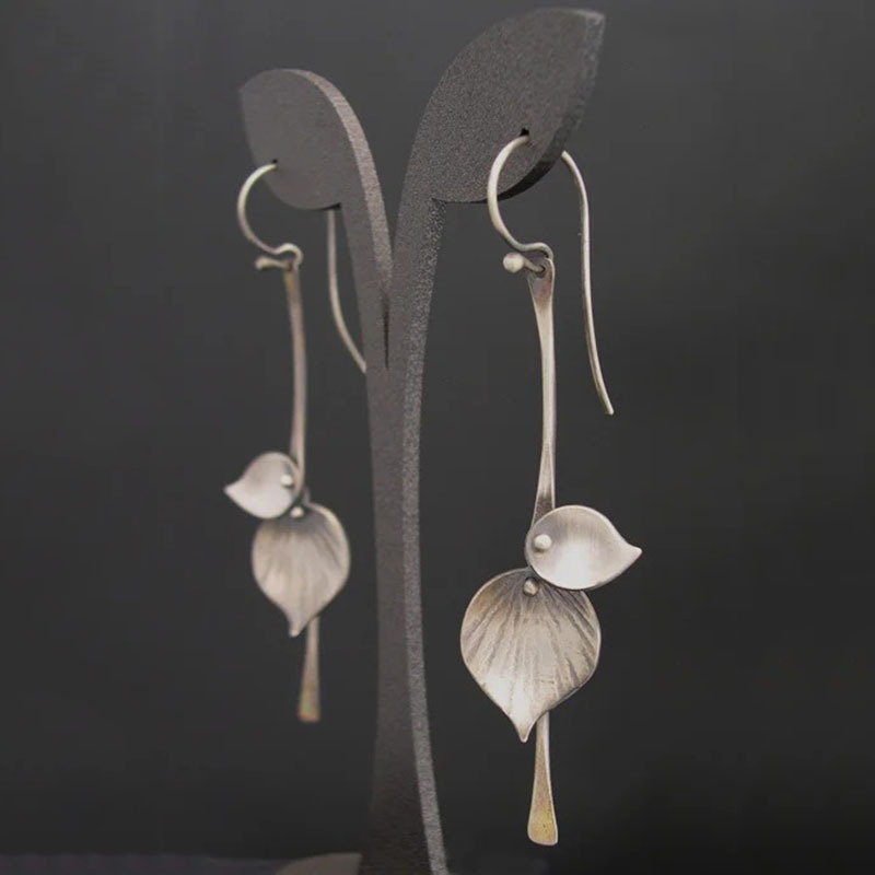 Fern | Silver Leaf Earrings