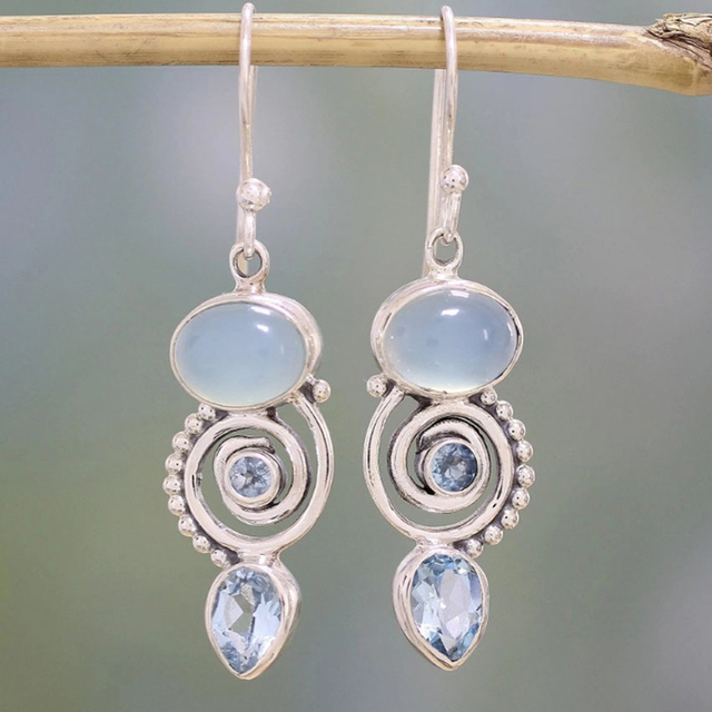 Selene | Moonstone Earrings