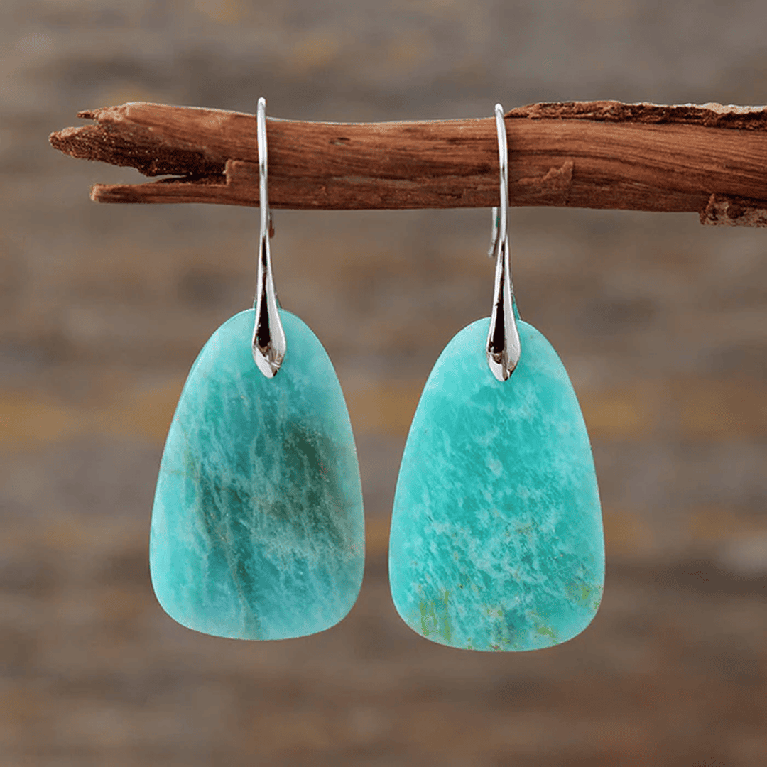 Mirabel | Antique Turquoise Stone Earrings