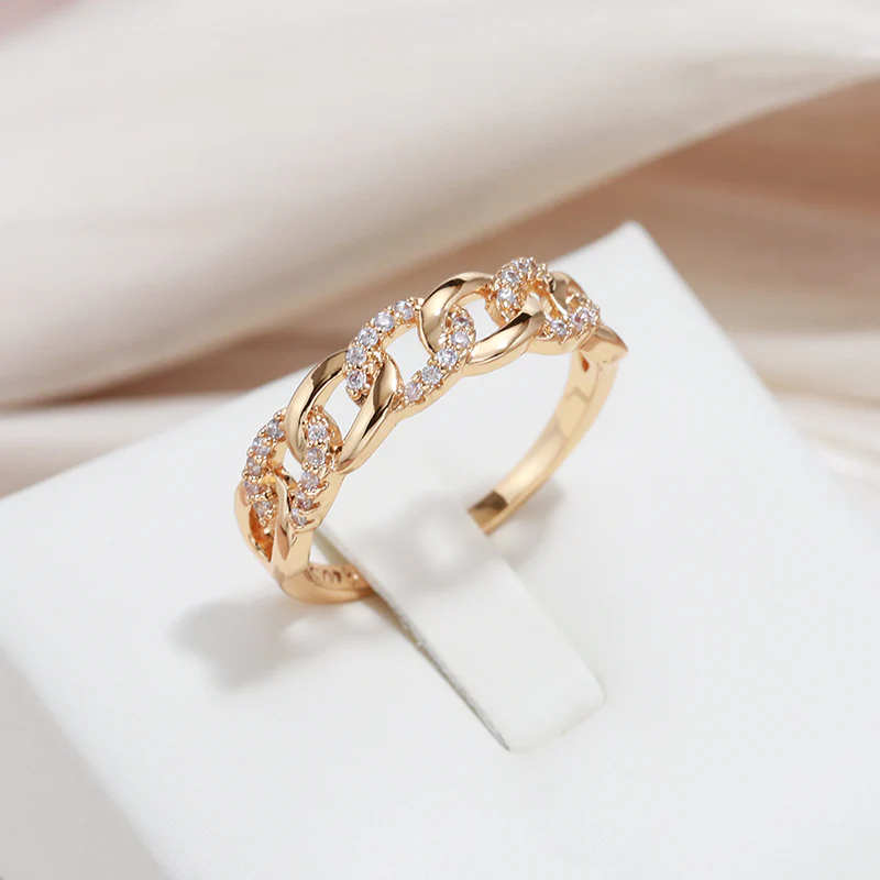 Noor | Chic Link Gold Ring