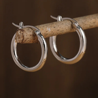 Margot | Two-Tone Hoop Earrings