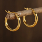Margot | Two-Tone Hoop Earrings
