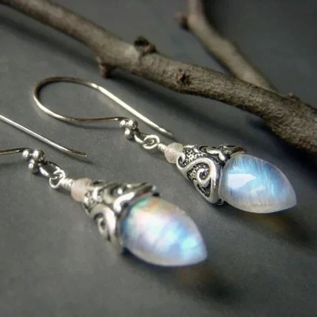 Maeve | Moonstone Drop Earrings
