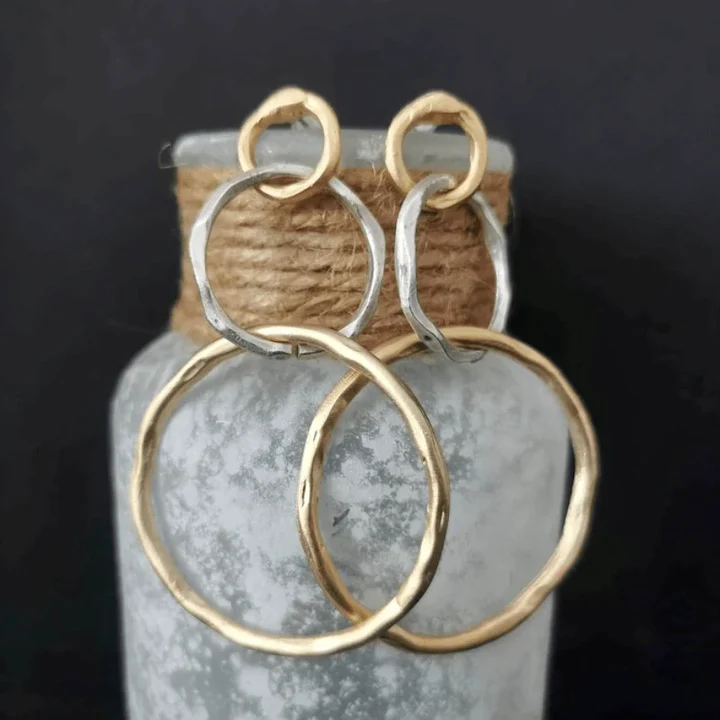 Vionnet | Vintage Gold and Silver Earrings