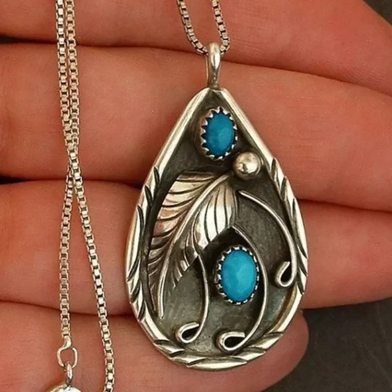 Cove | Blue Drop Necklace