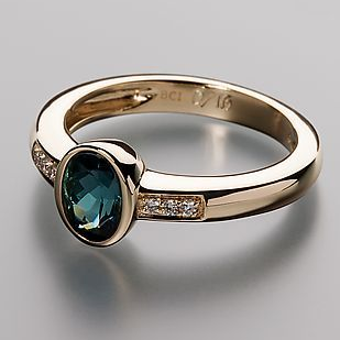 Celine | Blue Crystal Ring